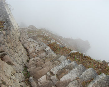 Huayna Picchu: les escaliers de la mort