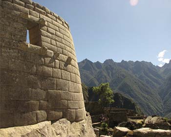 Temple du Soleil à Machu Picchu