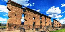 Le temple de Wiracocha à Raqchi